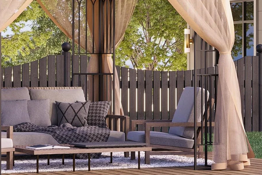 pop up gazebo with mosquito netting